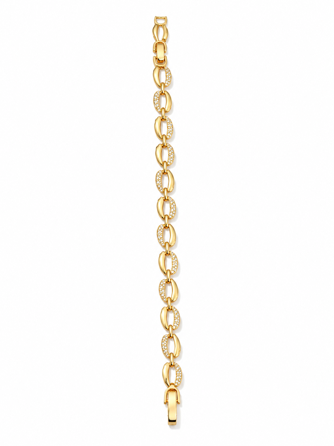 "The Opaline" Shell Link 14K Gold Filled Bracelet