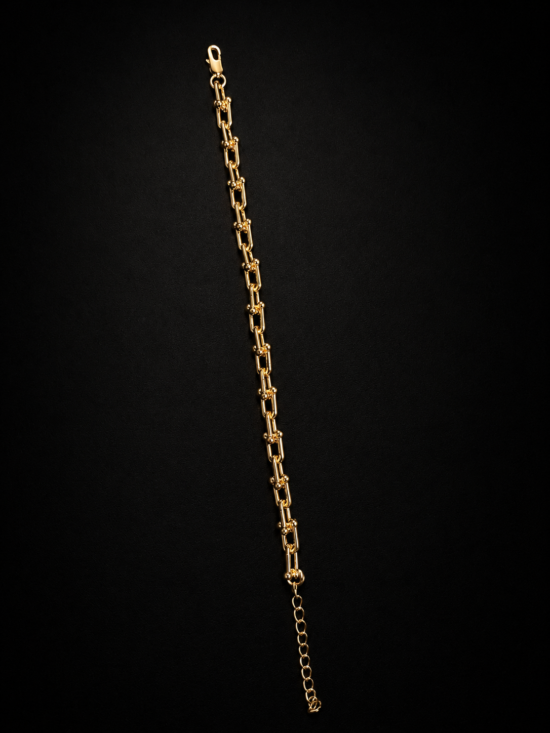 "The Halo" Paperclip Link 14K Gold Filled Bracelet