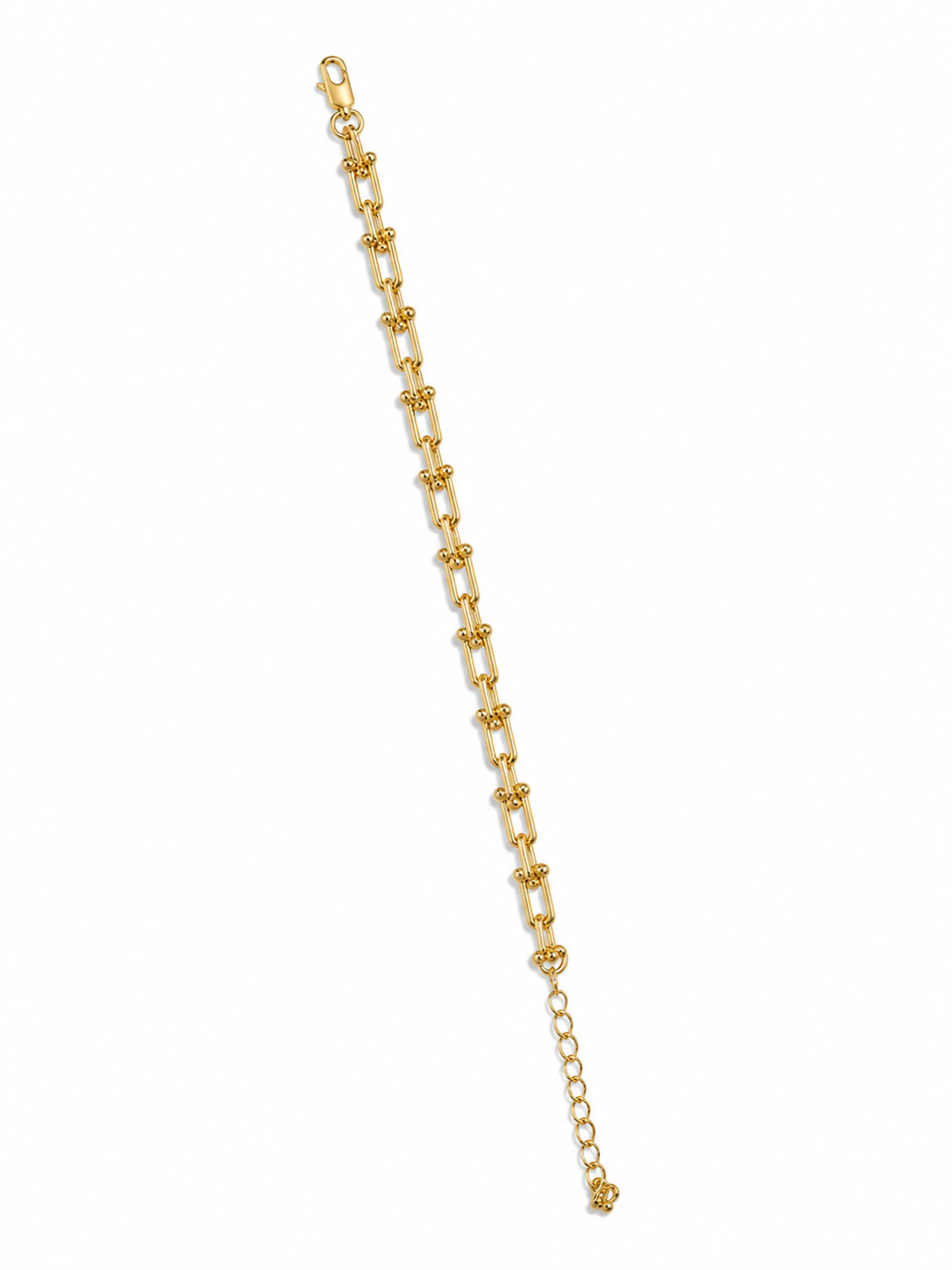 "The Halo" Paperclip Link 14K Gold Filled Bracelet