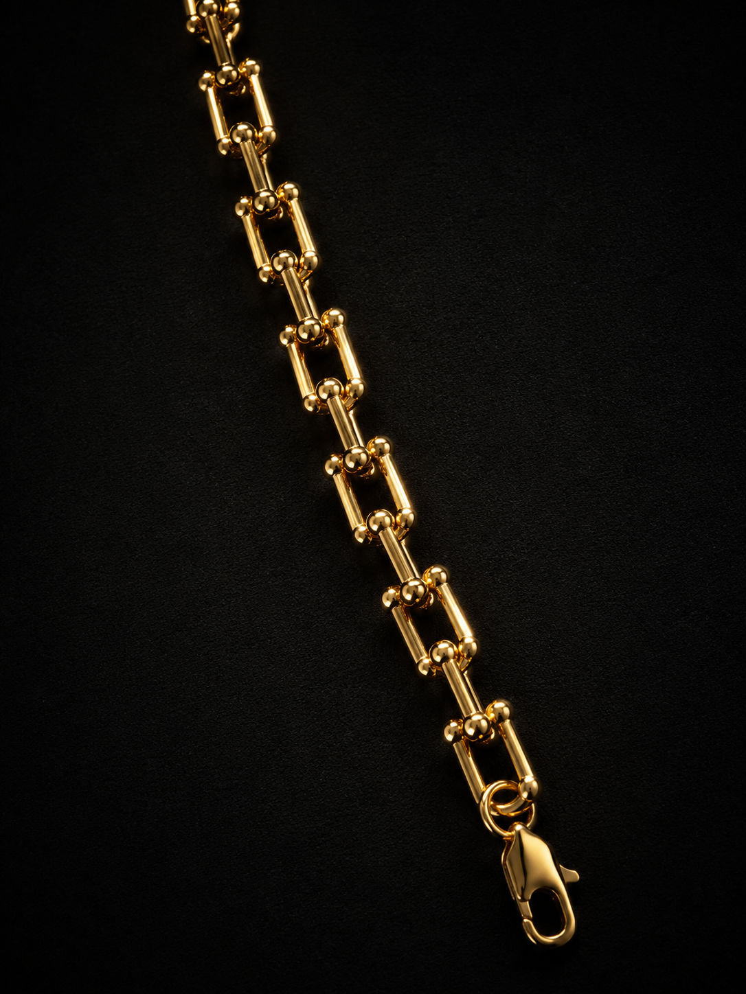 "The Halo" Slim  Slim Paperclip 14K Gold Filled Bracelet