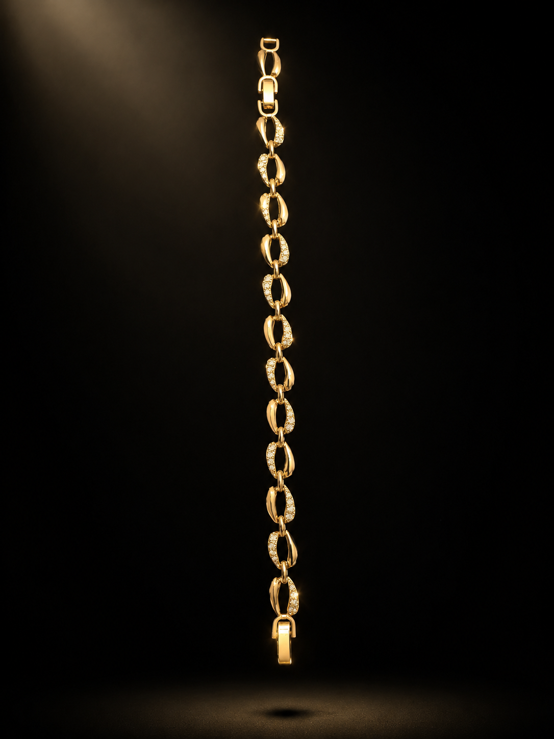 "The Opaline" Shell Link 14K Gold Filled Bracelet