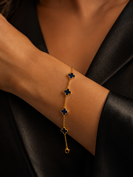 "The Fleur" Van Cleef Inspired 14K Gold Filled Bracelet