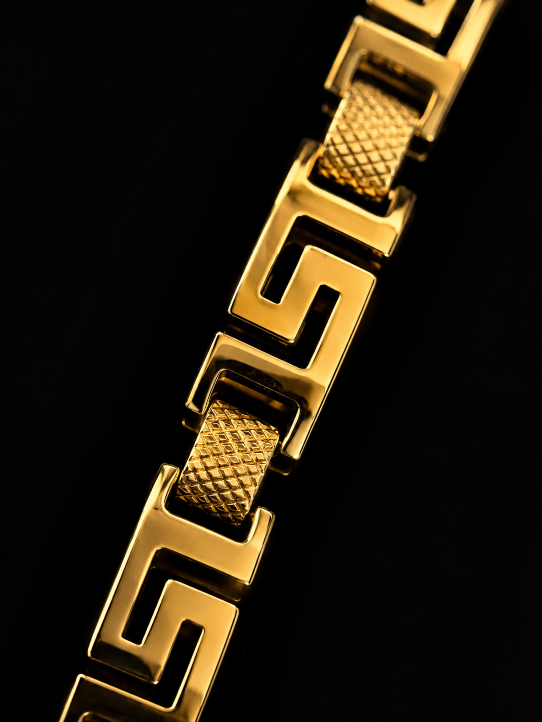 Greek Link "The Olympus" 14K Gold Filled Bracelet 8.5"