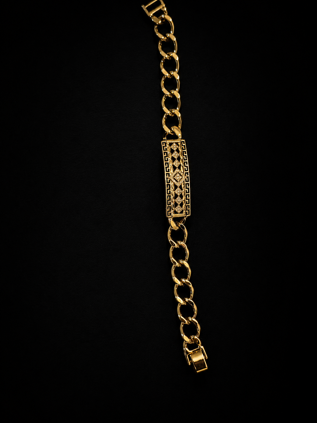 Greek Link "The Monarch" 14K Gold Filled Bracelet 8”