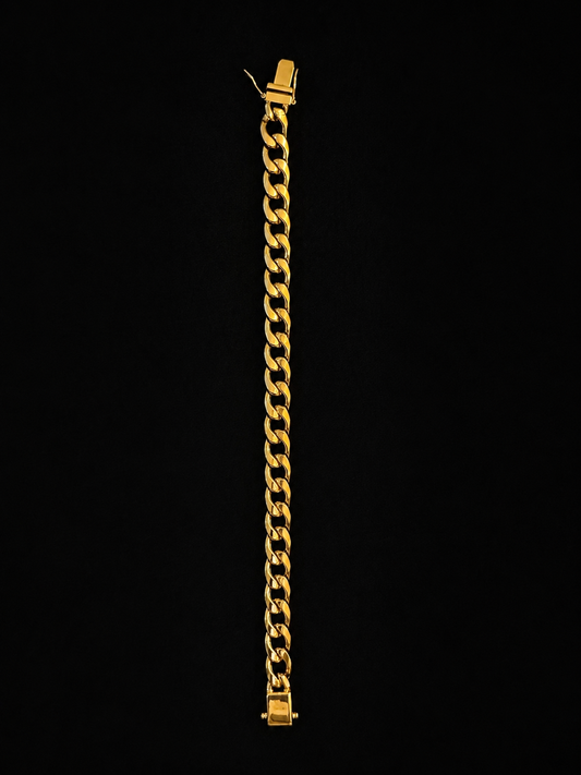 "The Titan" 9.5” Cuban Curb 14K Gold Filled Bracelet