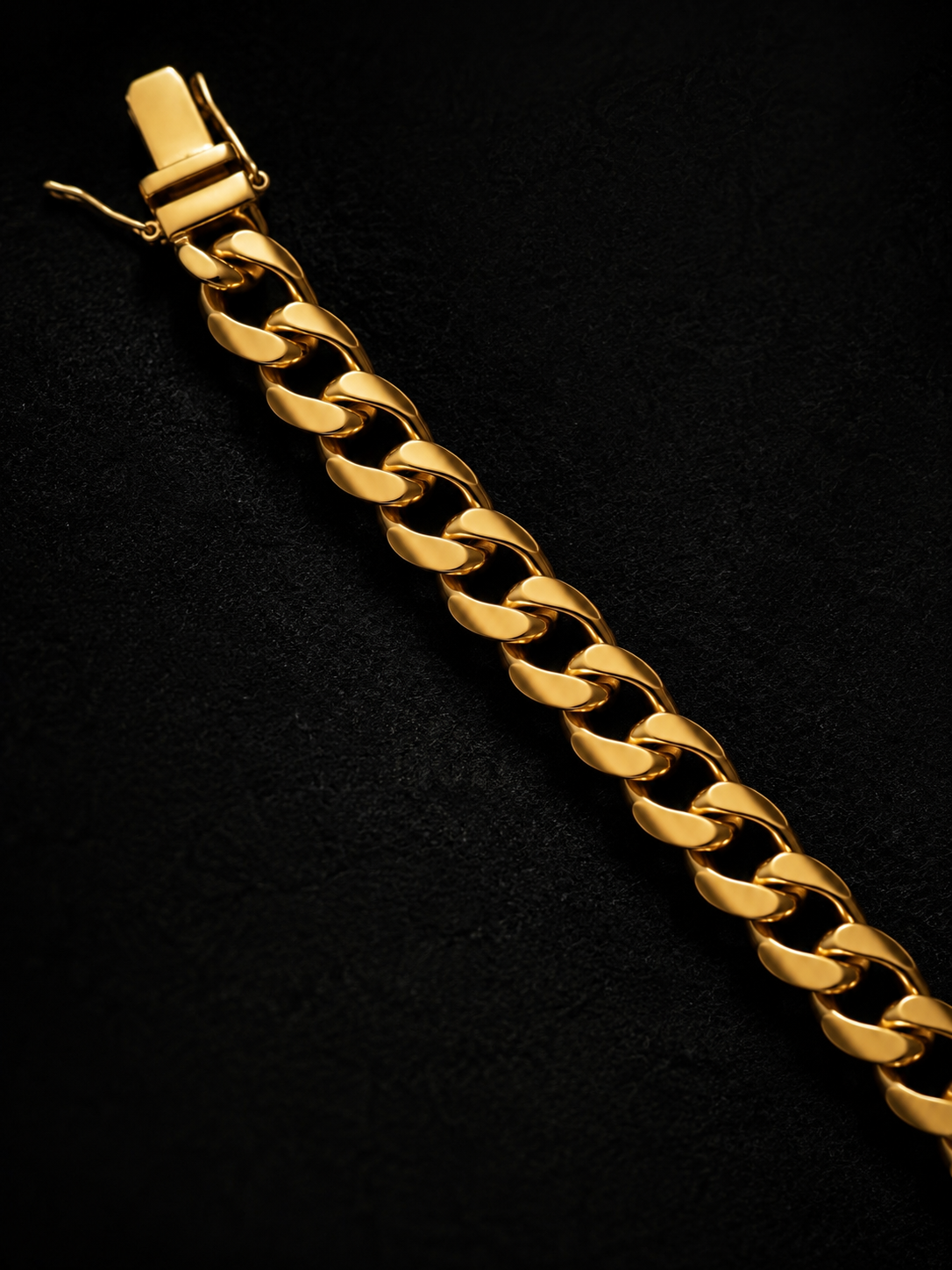 "The Titan" 9.5” Cuban Curb 14K Gold Filled Bracelet