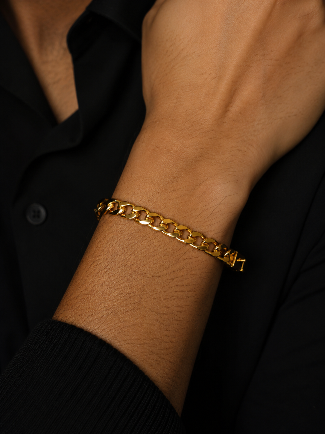"The Titan" 9.5” Cuban Curb 14K Gold Filled Bracelet