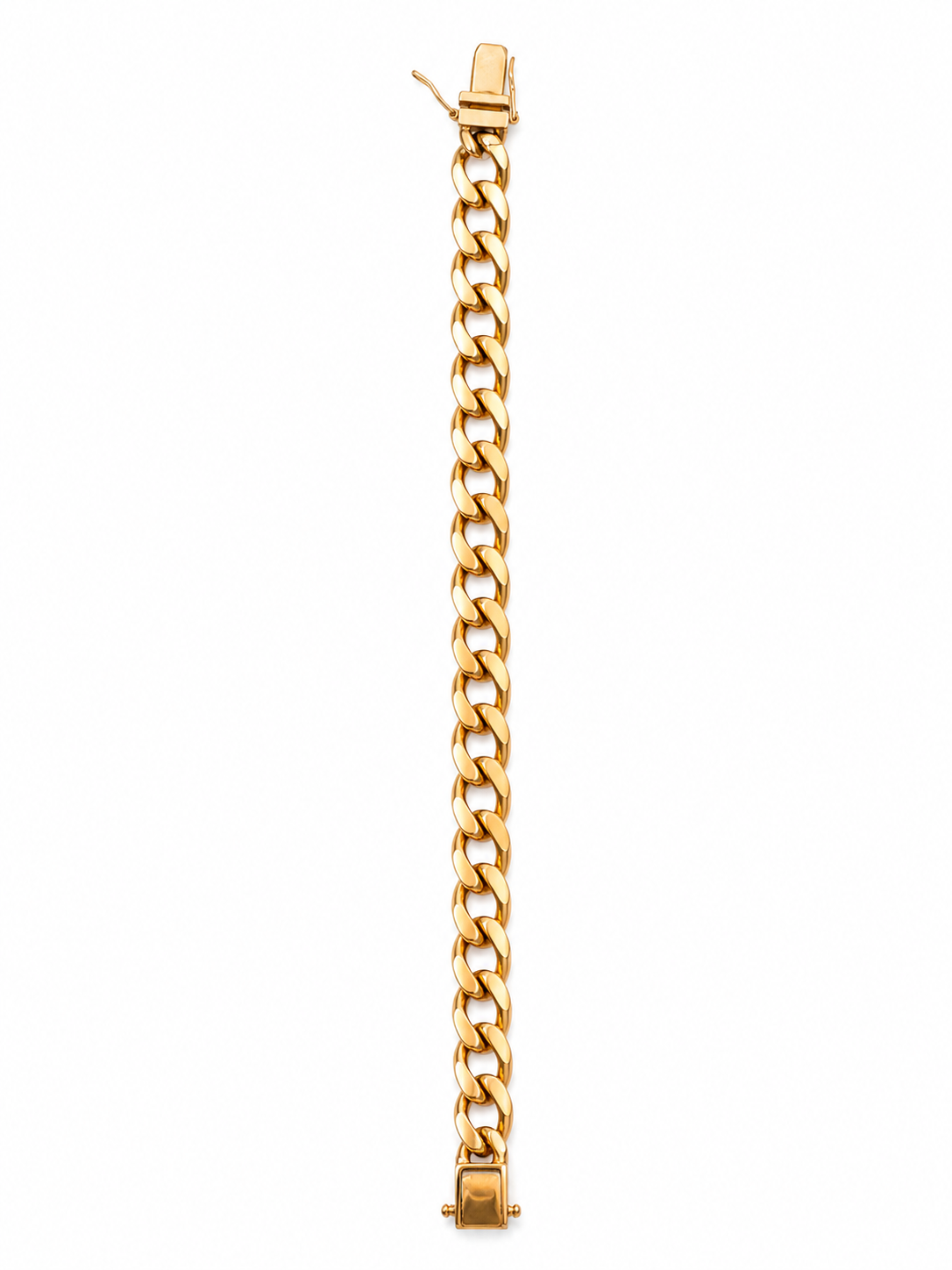 "The Titan" 9.5” Cuban Curb 14K Gold Filled Bracelet