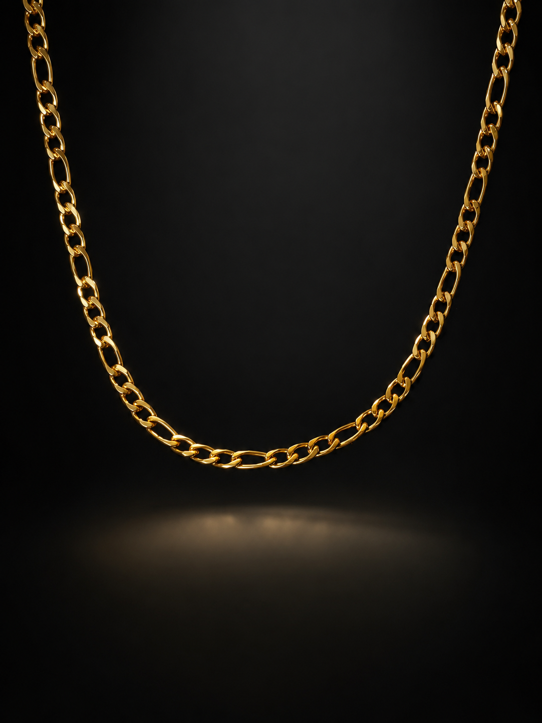 "The Milano" Figaro Link 24” 14K Gold Filled Chain