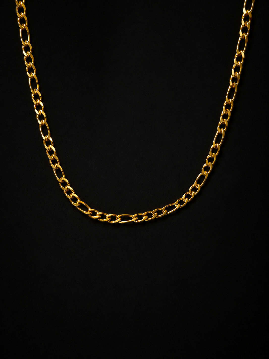 "The Milano" Figaro Link 24” 14K Gold Filled Chain