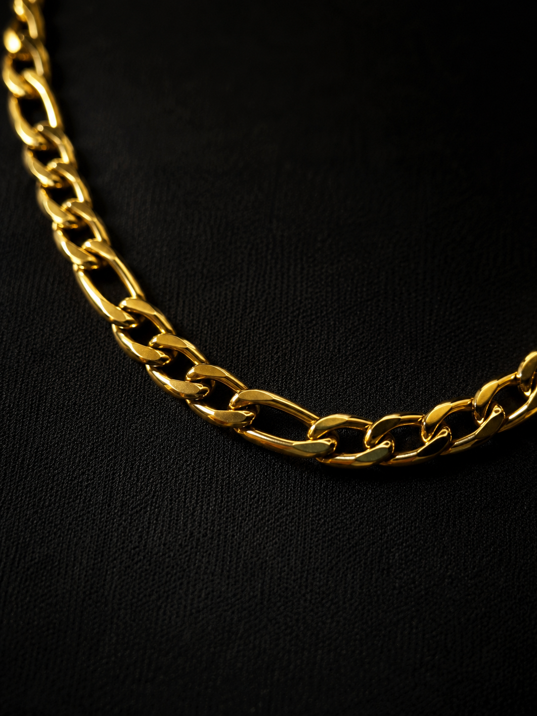"The Milano" Figaro Link 24” 14K Gold Filled Chain