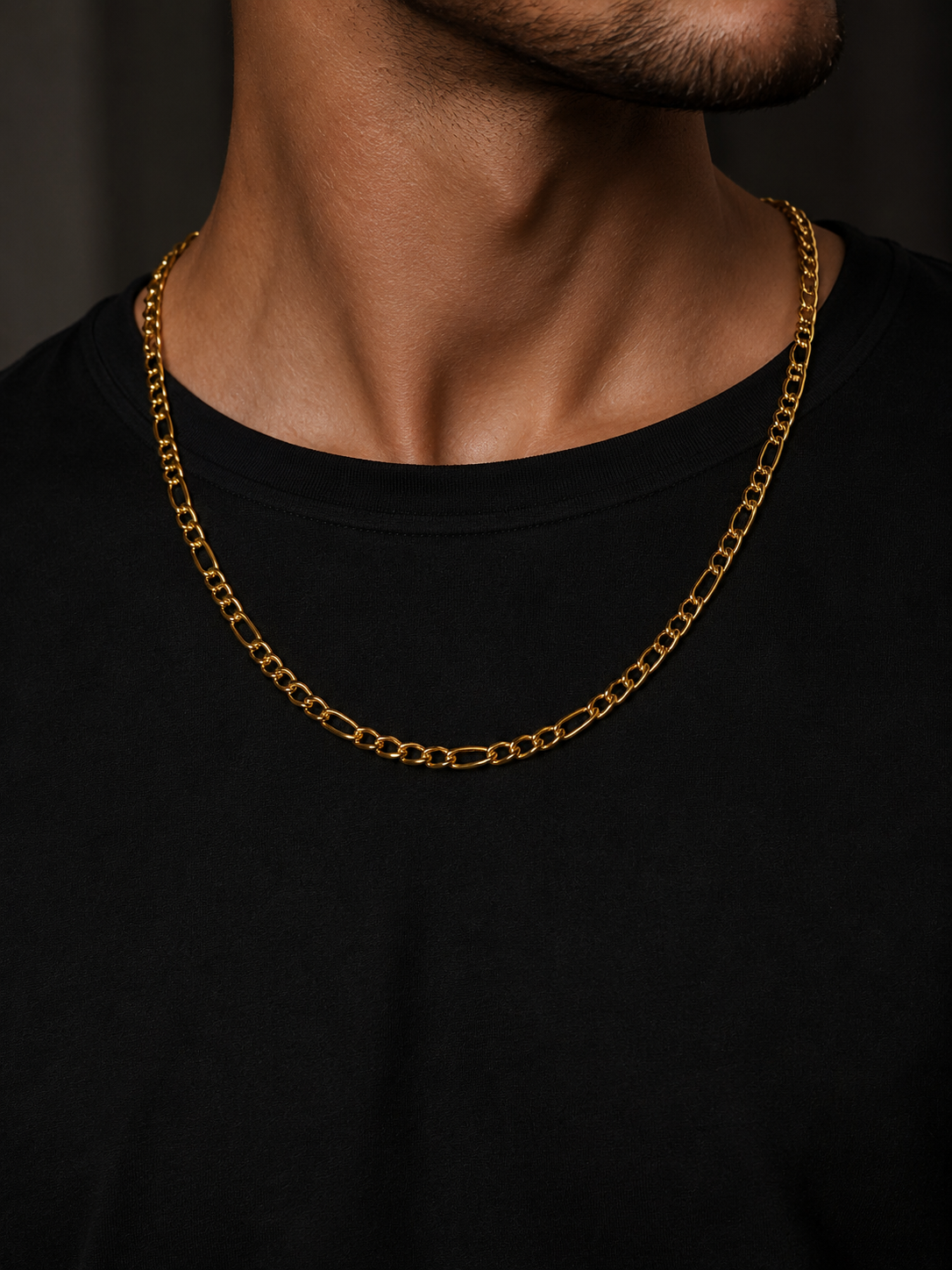 "The Milano" Figaro Link 24” 14K Gold Filled Chain