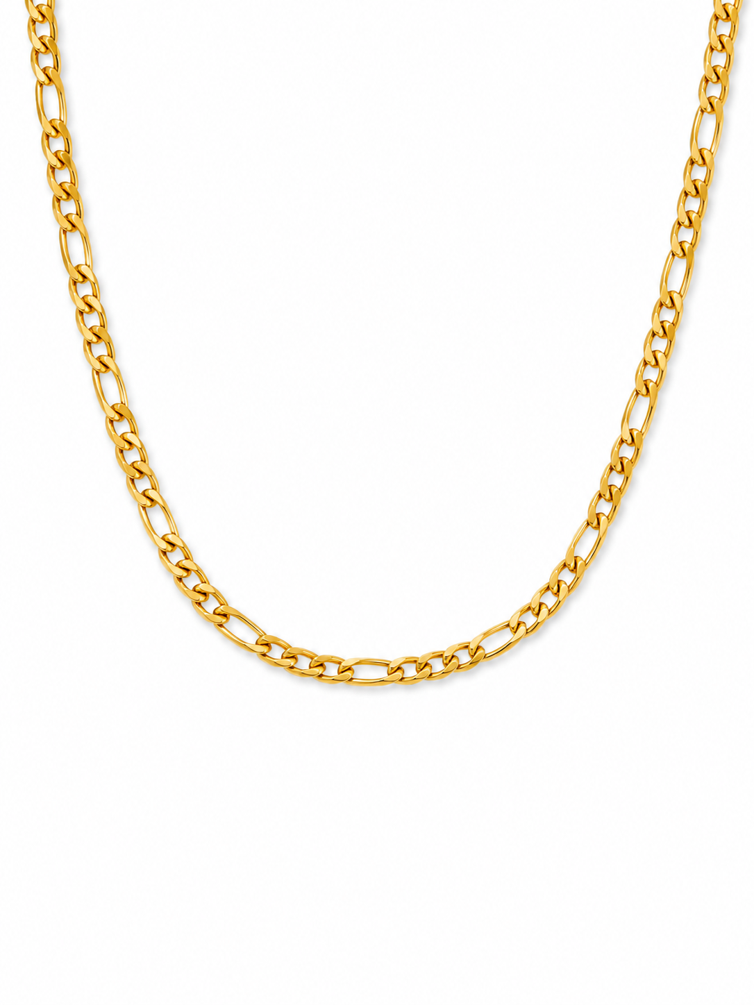 "The Milano" Figaro Link 24” 14K Gold Filled Chain